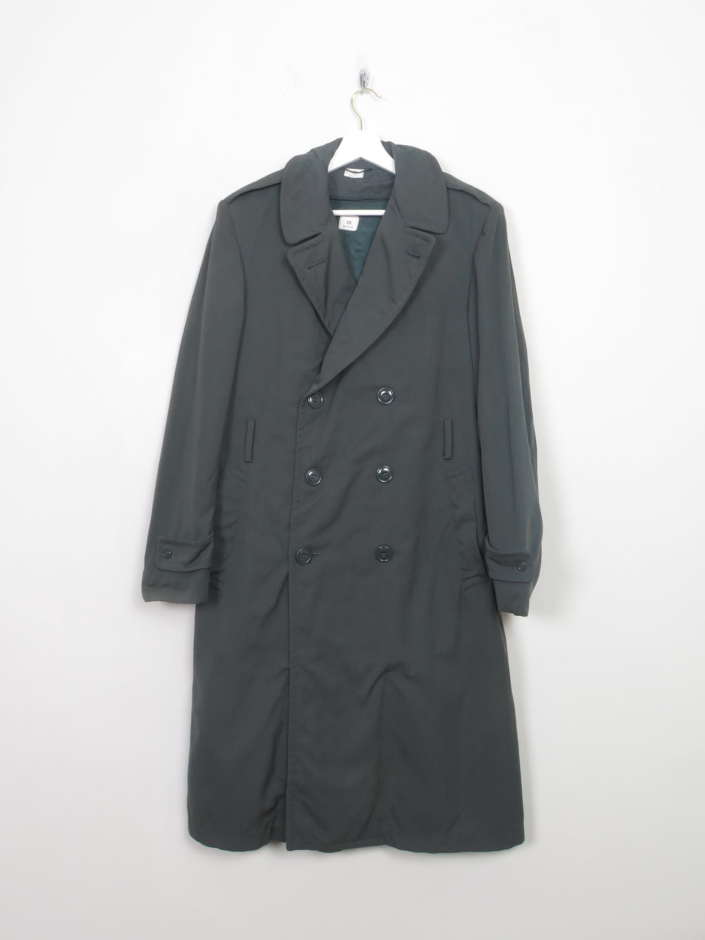 Men's Green Army Military Trench Coat 40"