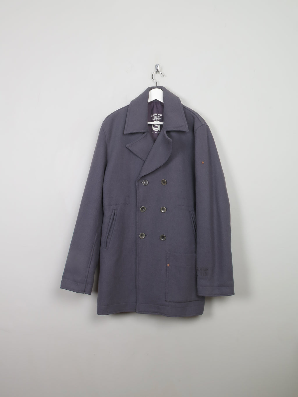 Men's Vintage Gstar Pea Coat 44'/L