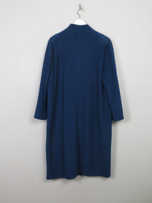 Women's Blue Vintage Cashmere & Wool Coat M/L