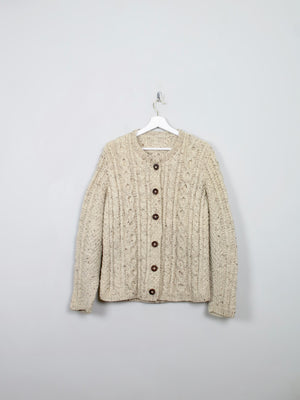 Women's Vintage Hand-Knit Cardigan M