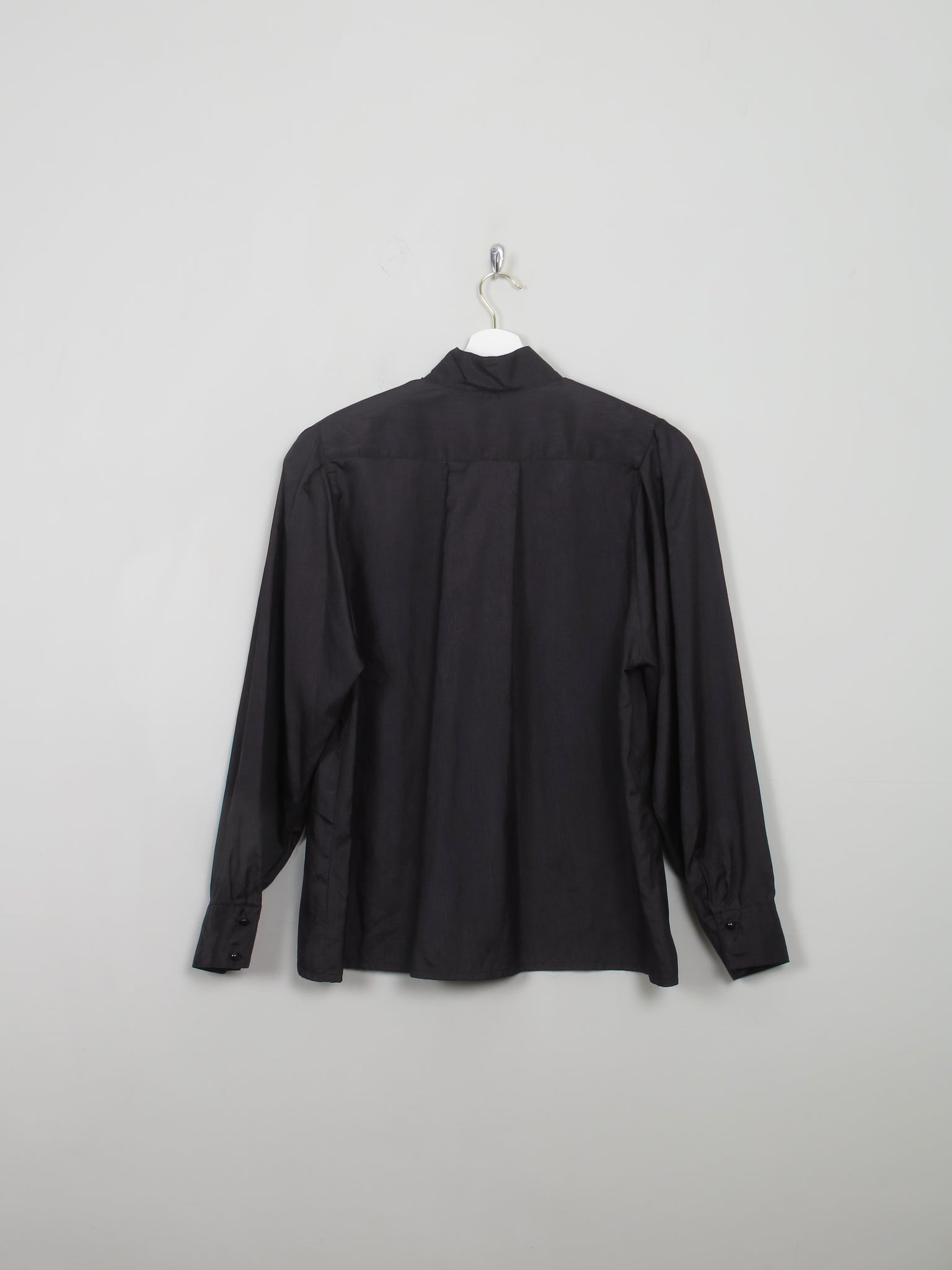 Women's Vintage Black Blouse S/M