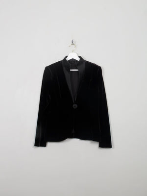 Women's Vintage Black Vera Mont Velvet Jacket S/M