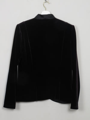 Women's Vintage Black Vera Mont Velvet Jacket S/M