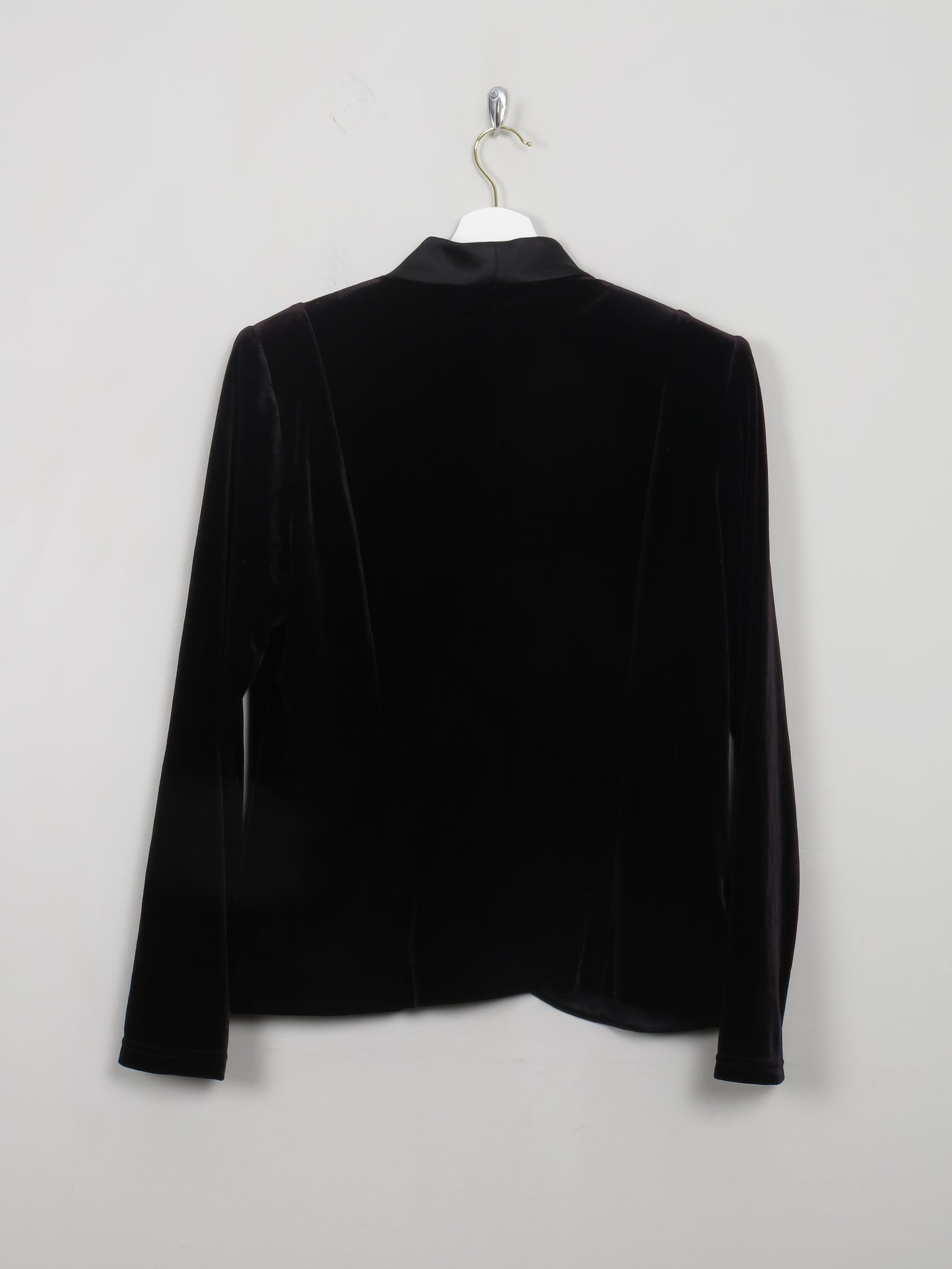 Women's Vintage Black Vera Mont Velvet Jacket S/M