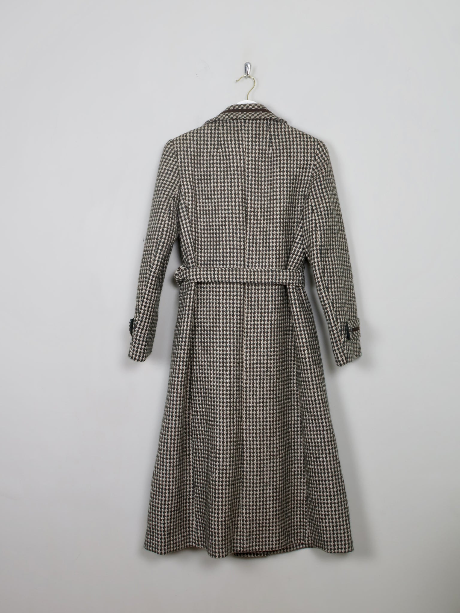 Women's Vintage Green Tweed 70's Coat S/M