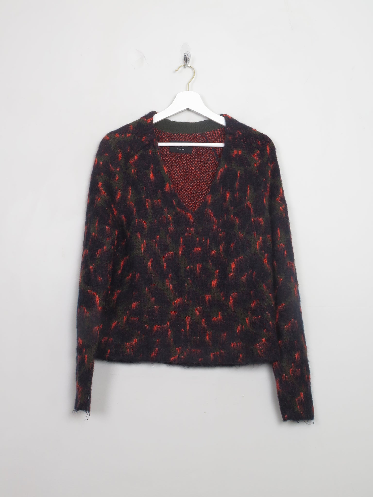 Women's Leopard Print Zadig & Voltaire V-Neck Jumper S