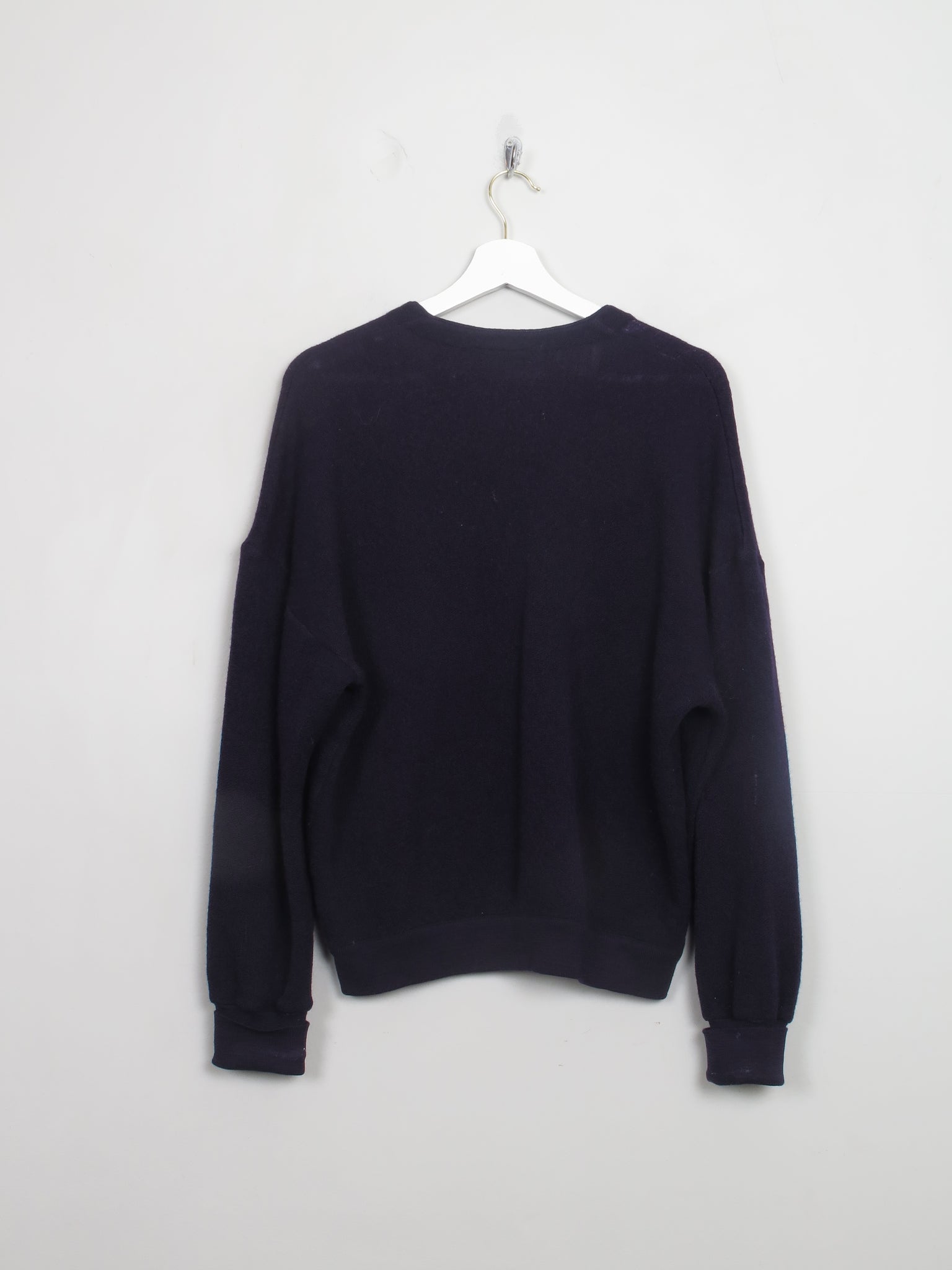 Women's Vintage Navy Lacoste Cardigan M