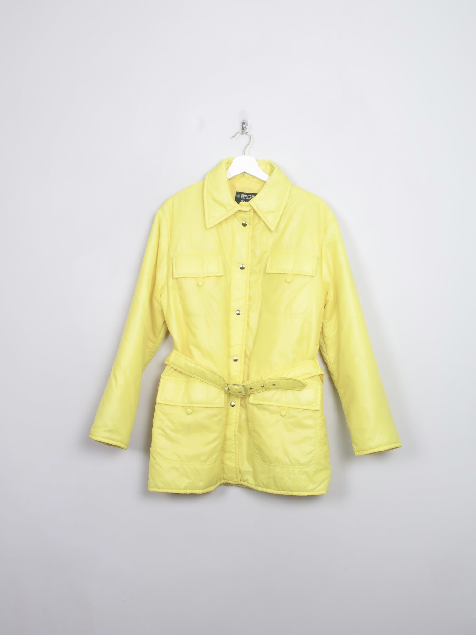 Women's Vintage Yellow Ski Jacket M