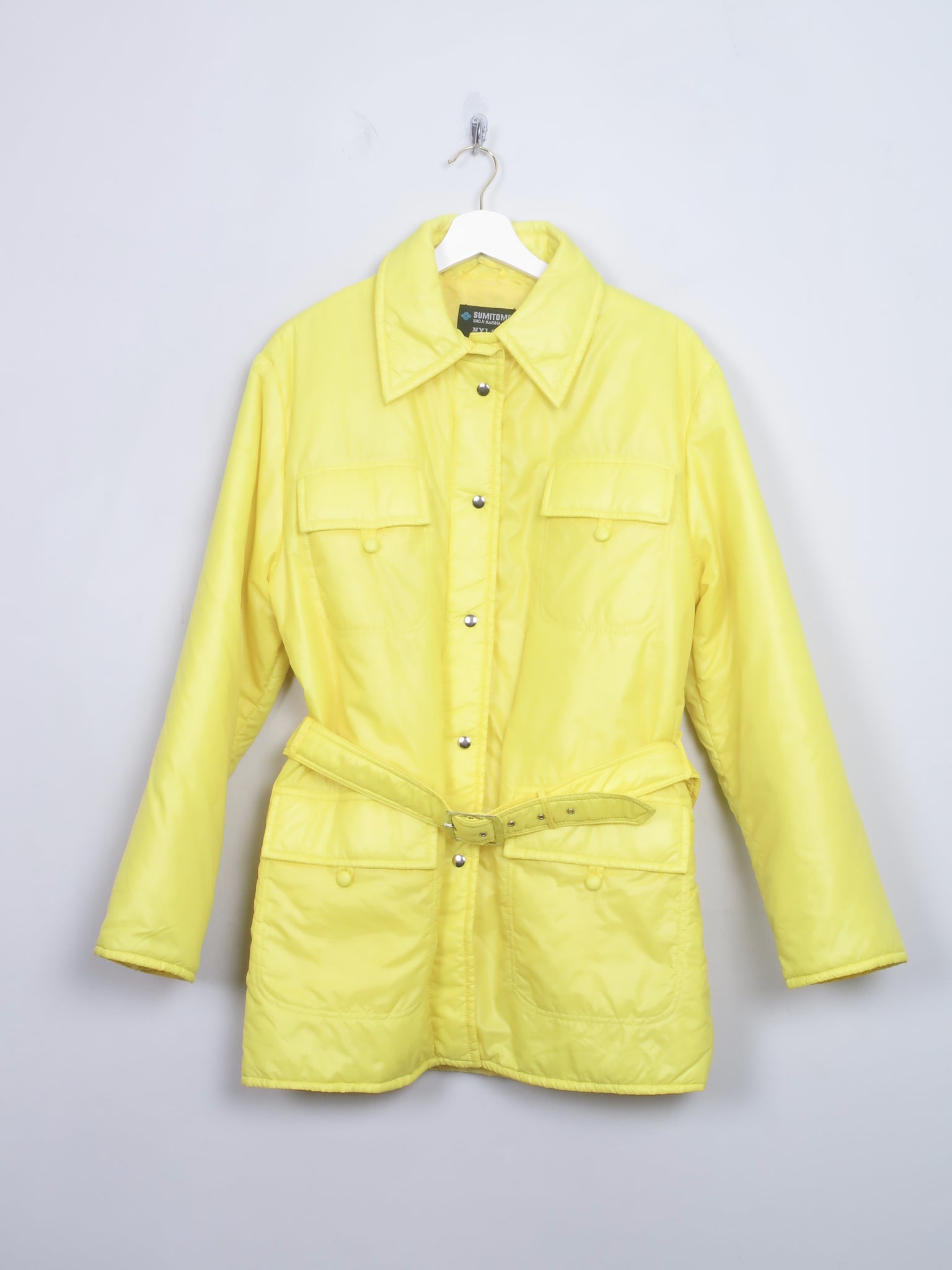 Women's Vintage Yellow Ski Jacket M