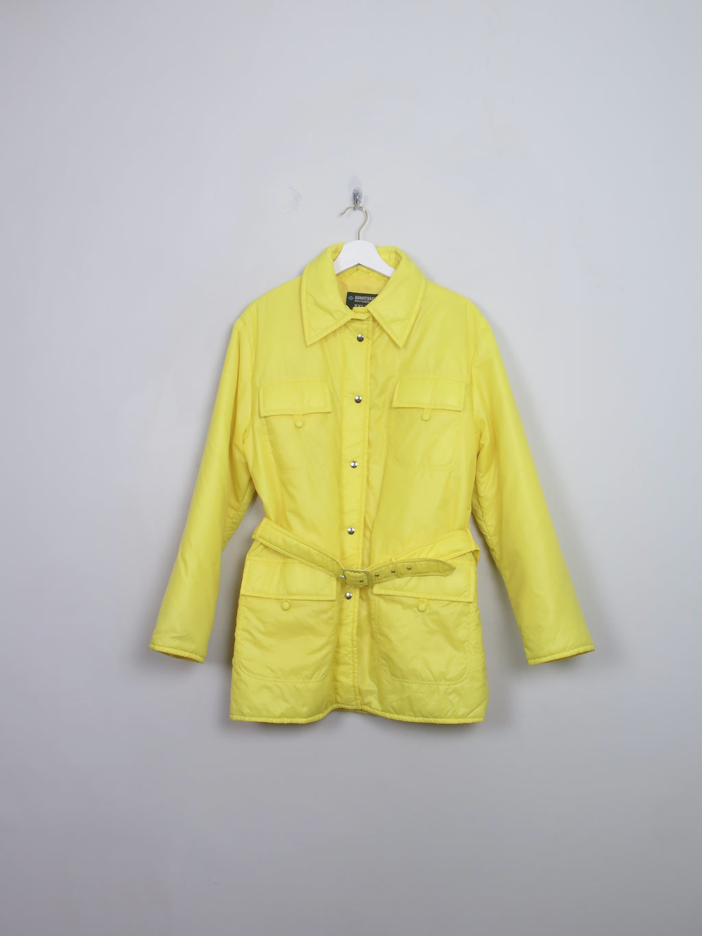 Women's Vintage Yellow Ski Jacket M