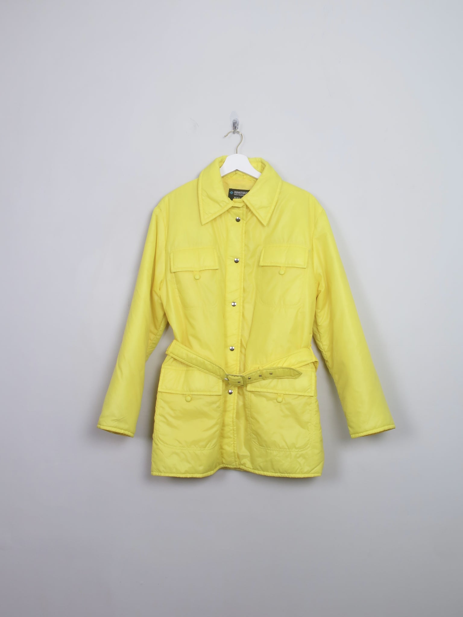 Women's Vintage Yellow Ski Jacket M