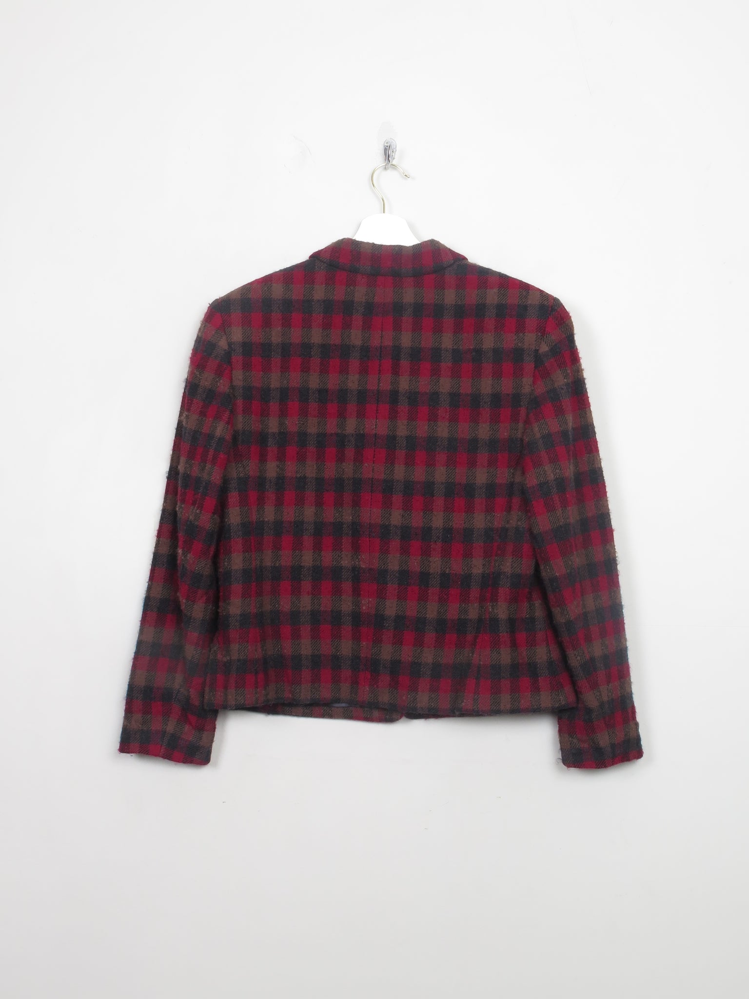 Women's Vintage Check Tweed Pendleton Jacket M