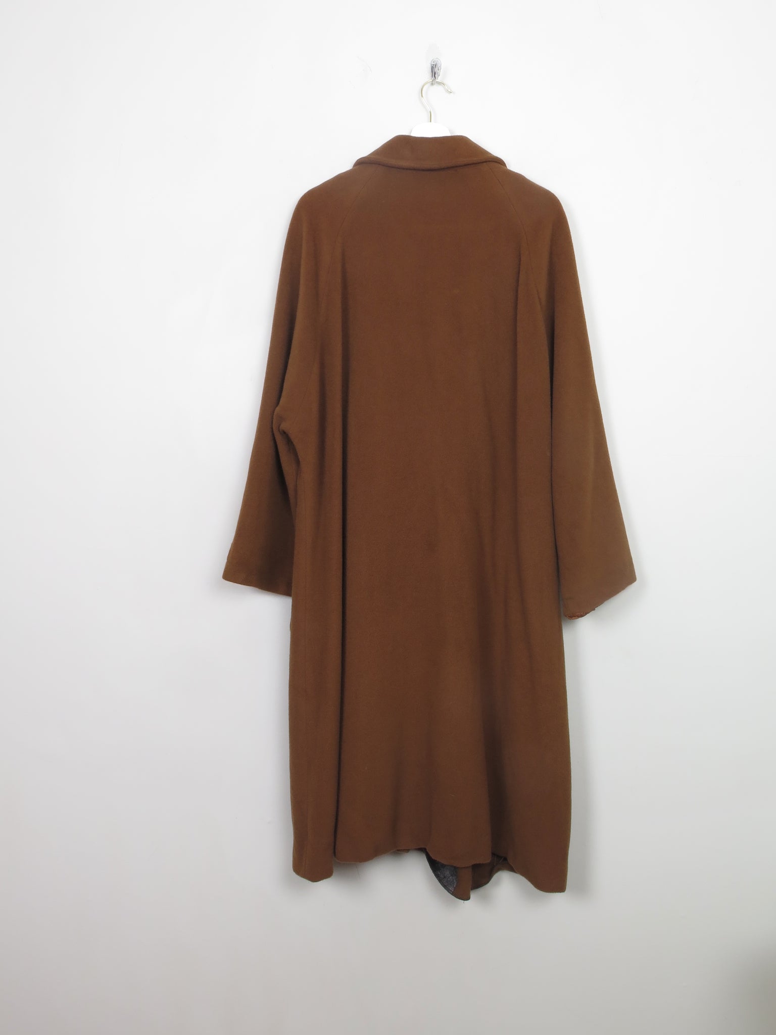 Women's Vintage Brown Wool Chinatown Coat M