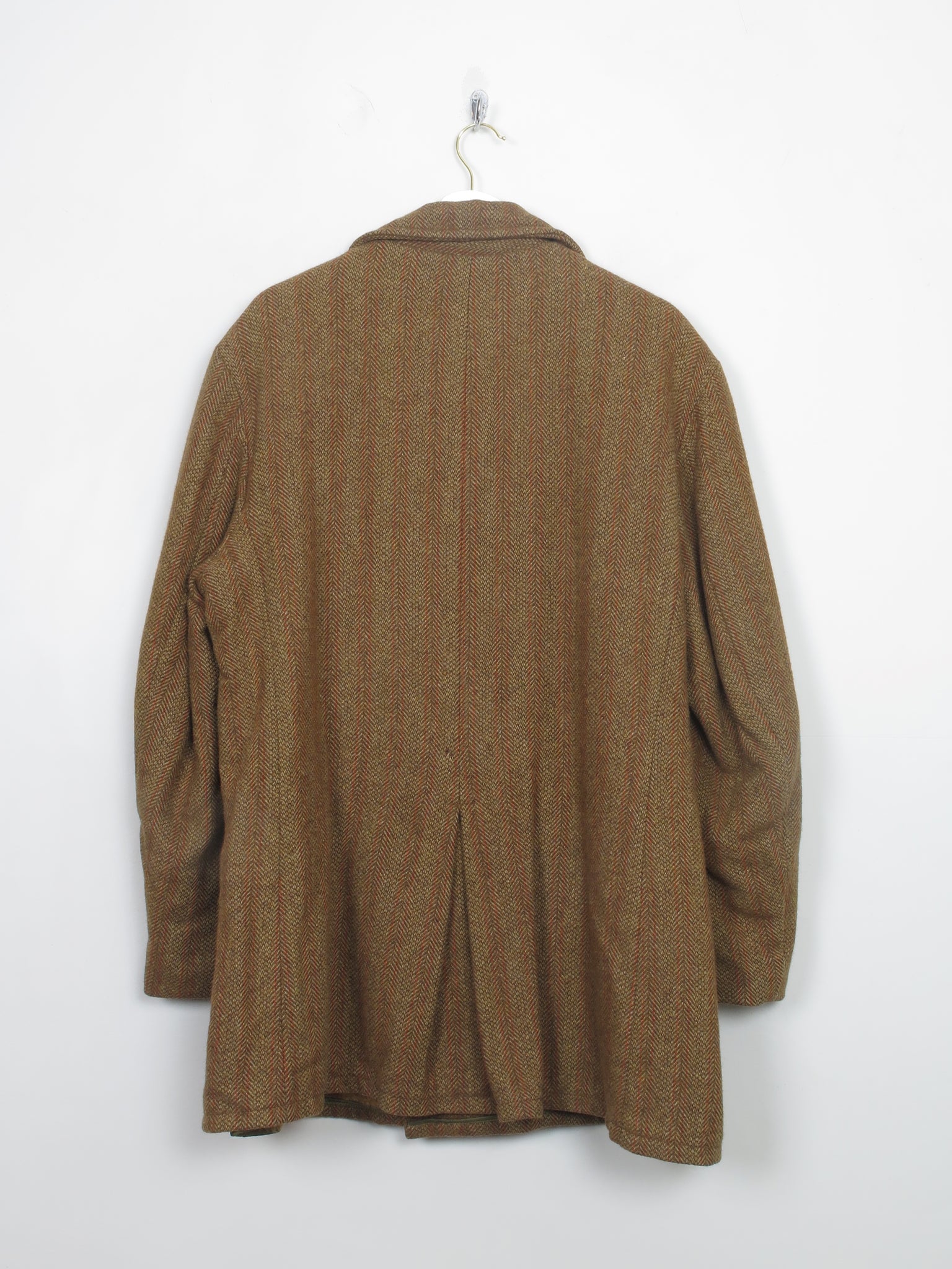 Men's Vintage Mustard Tweed Short Coat 42/L