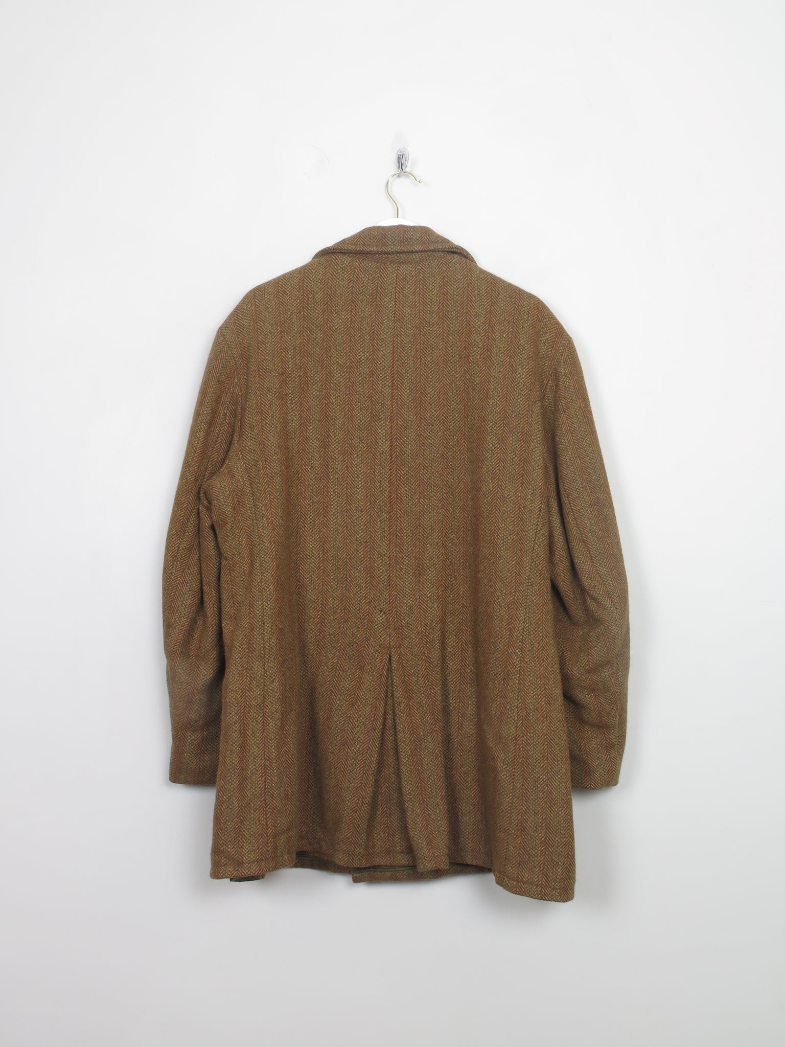 Men's Vintage Mustard Tweed Short Coat 42/L