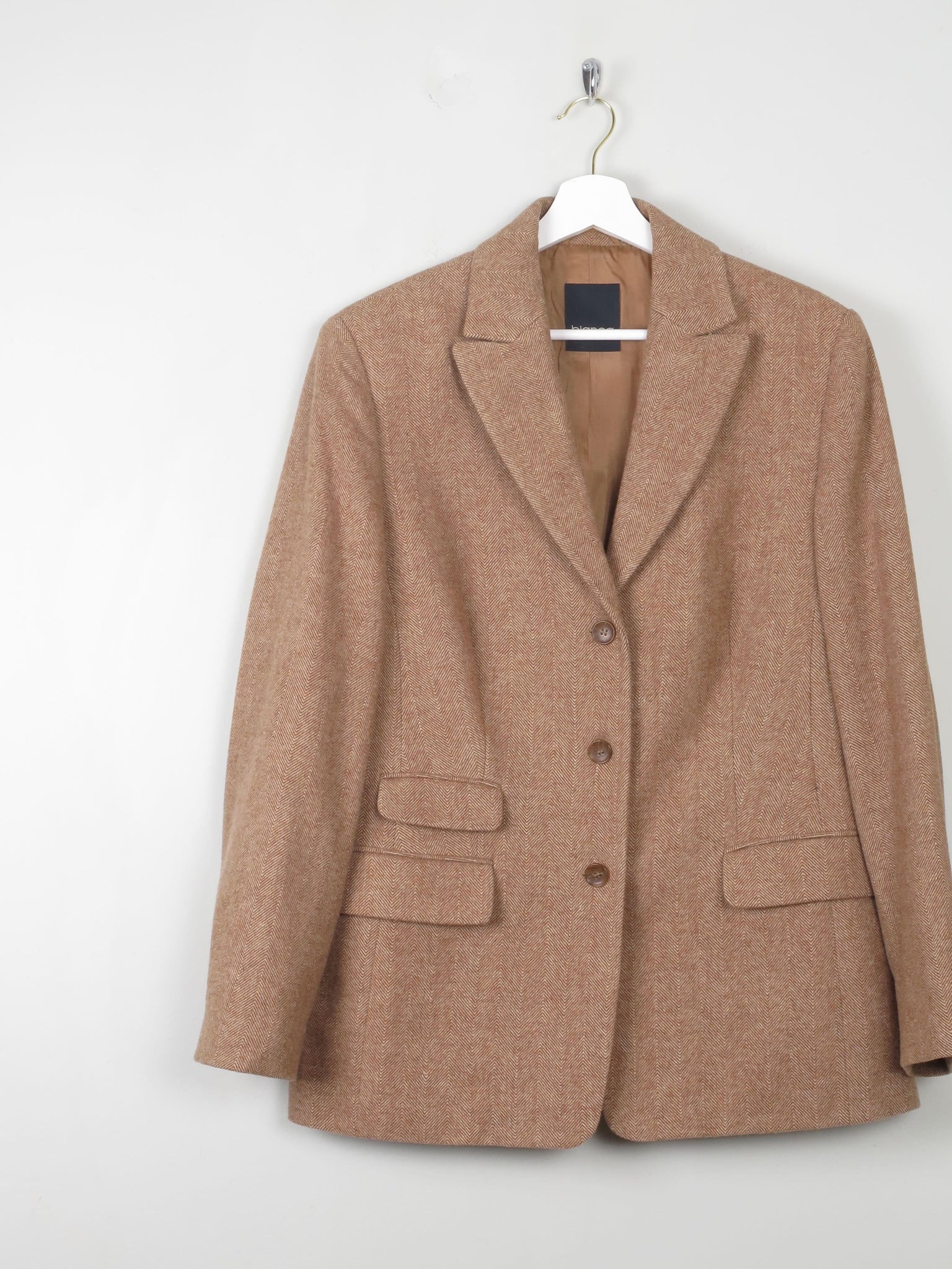 Women's Vintage  Light Tweed Jacket L - The Harlequin
