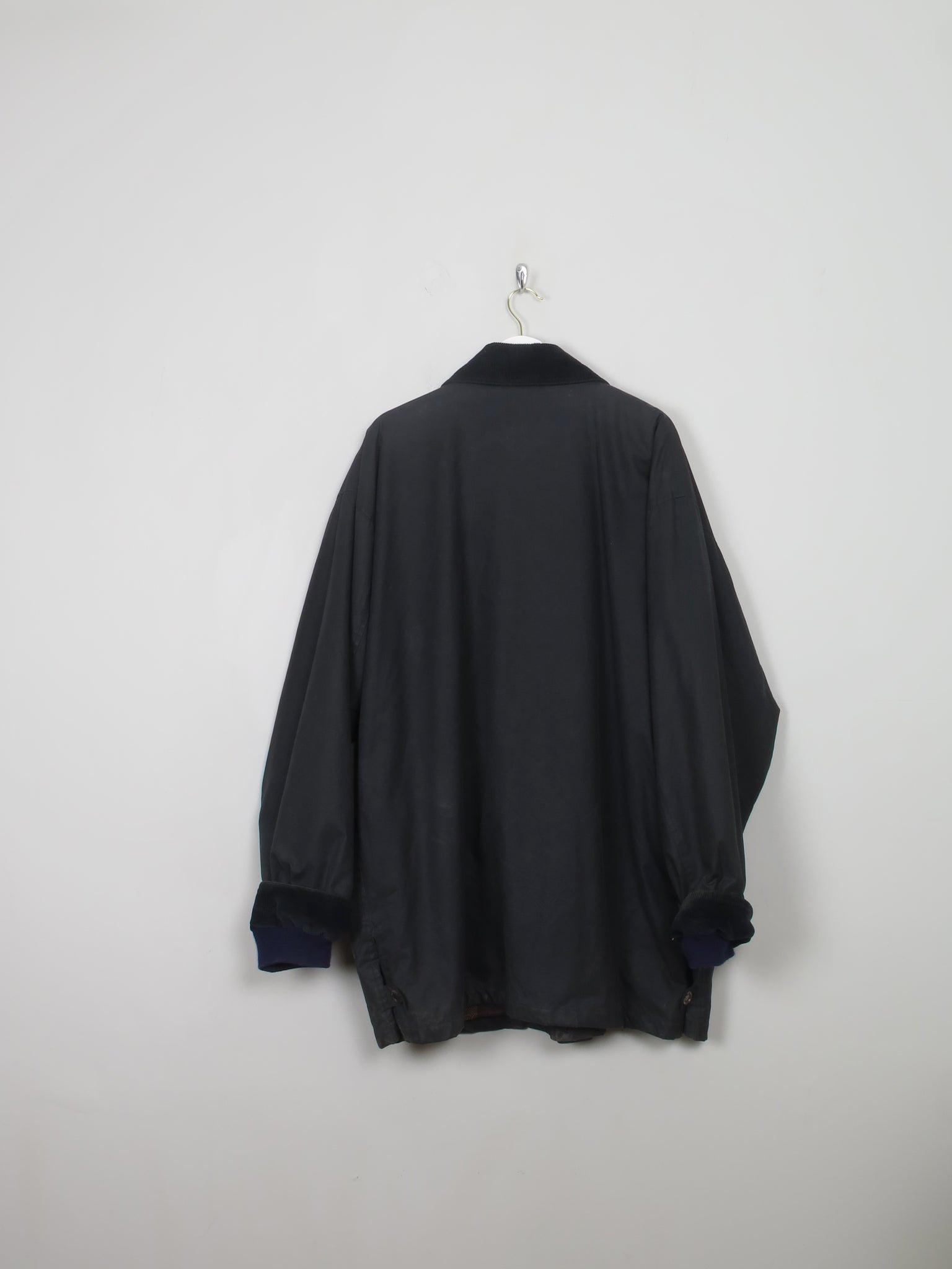 Men's Vintage Navy Wax Jacket XL