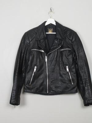 Men's Vintage Leather Biker Jacket M