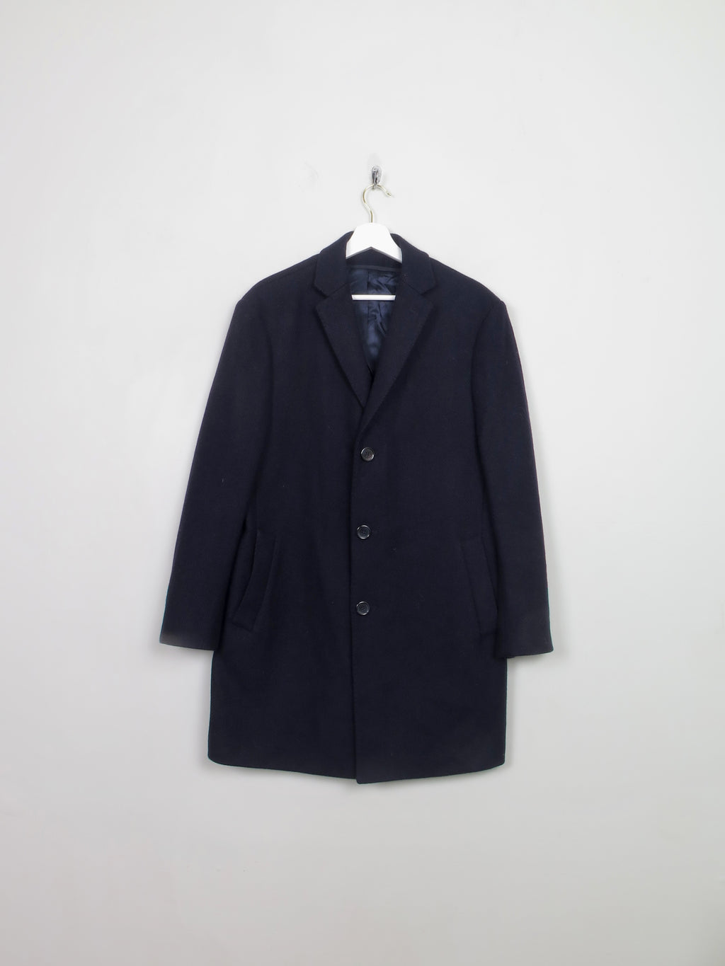 Men's Vintage Style Navy Short Coat 42 R