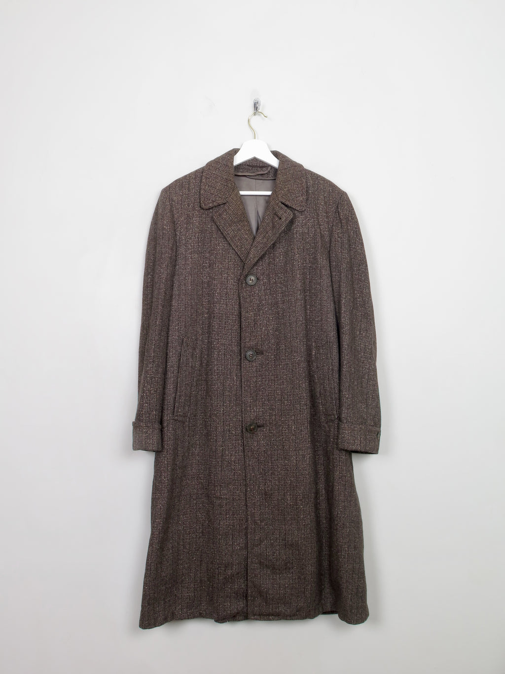 Men's Vintage Tweed Sears Overcoat 42" R