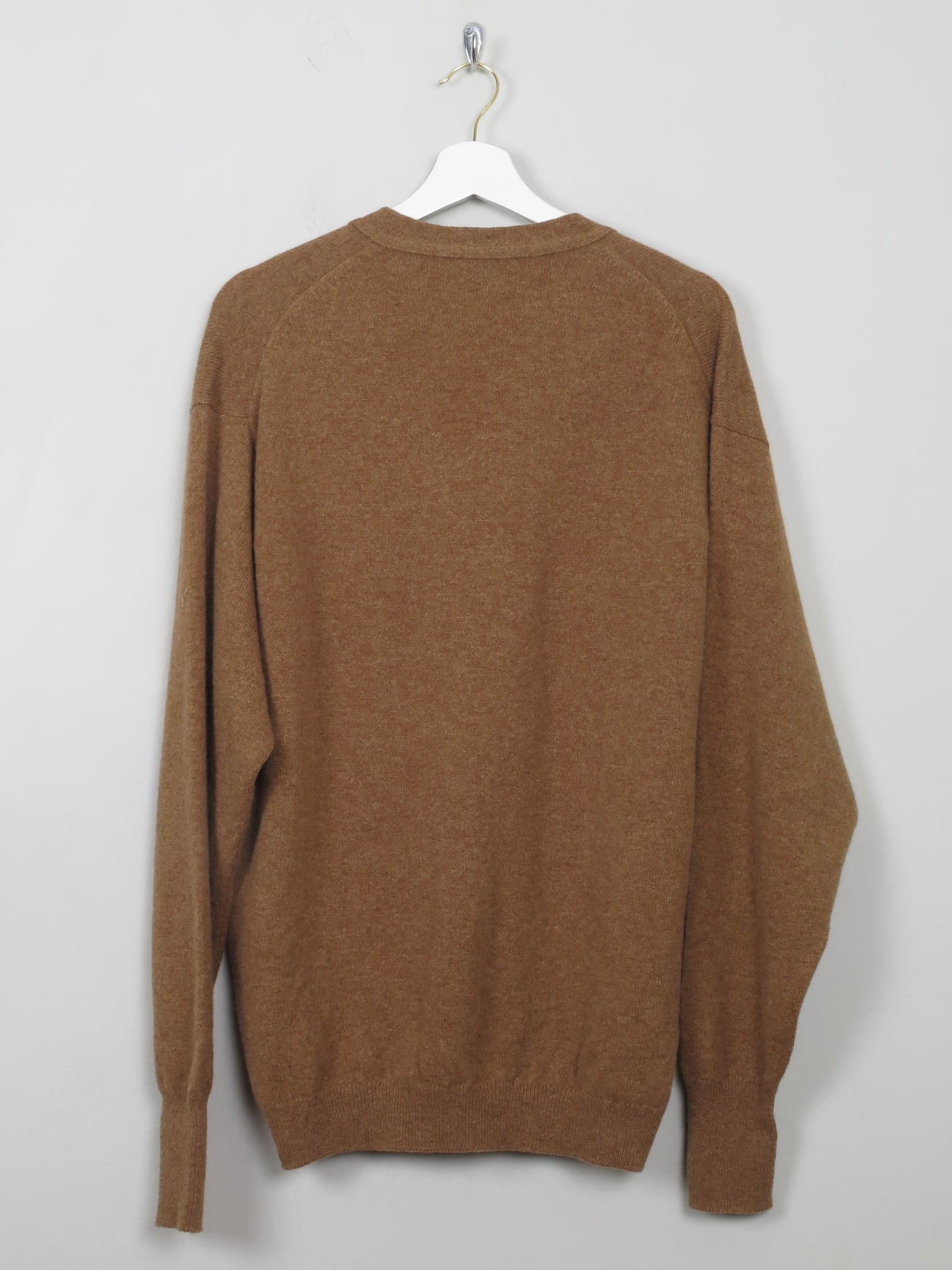 Men's Vintage Tan Coloured Cardigan M