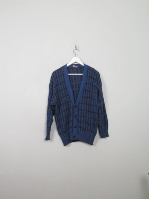 Men's Vintage Blue Cardigan S/M