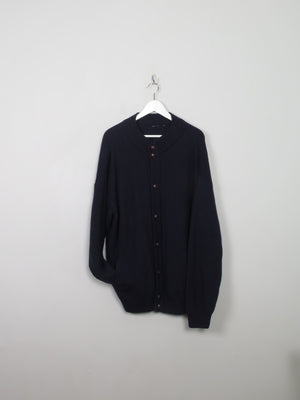 Men's Vintage Navy Cardigan L/XL