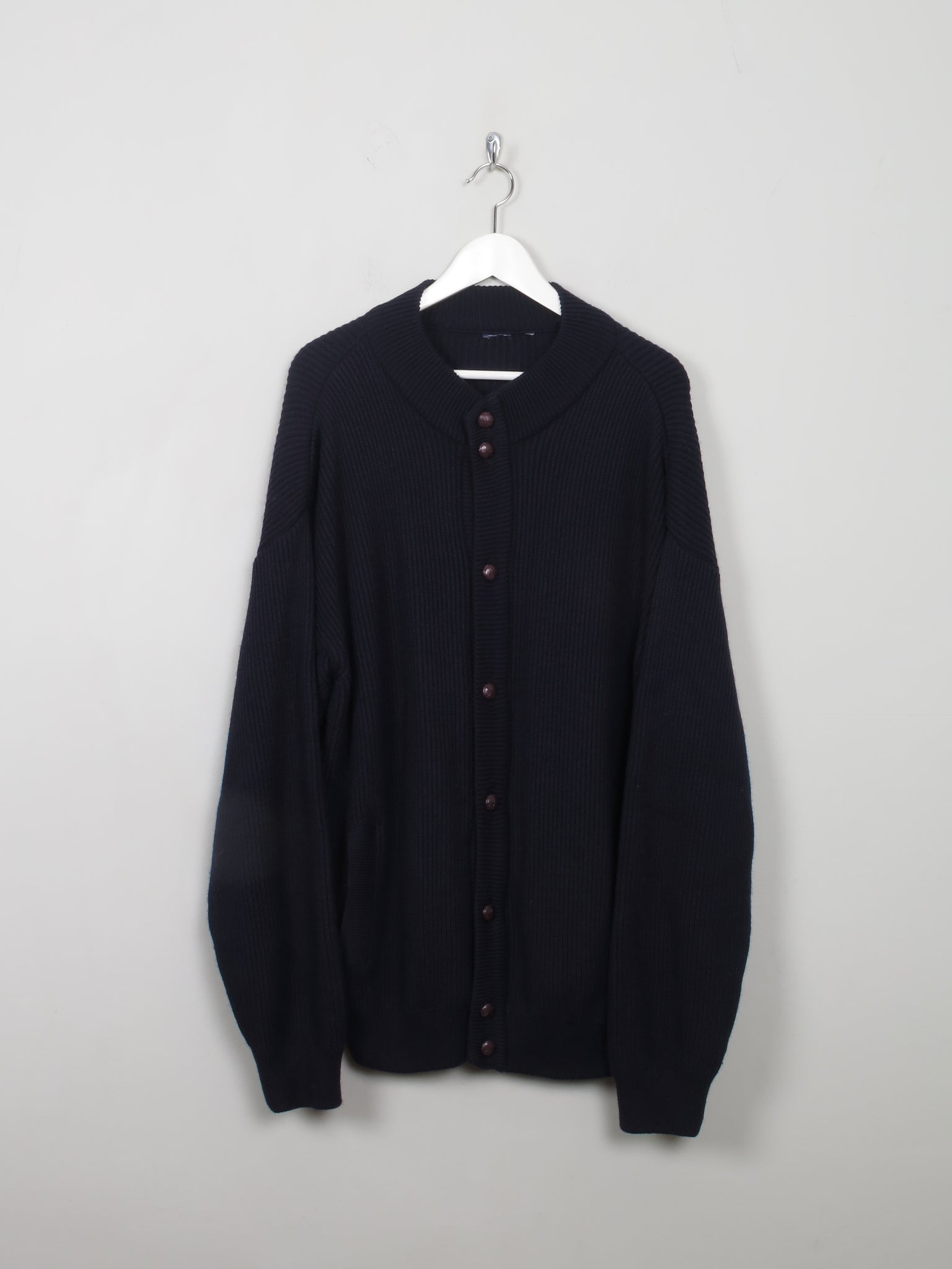 Men's Vintage Navy Cardigan L/XL