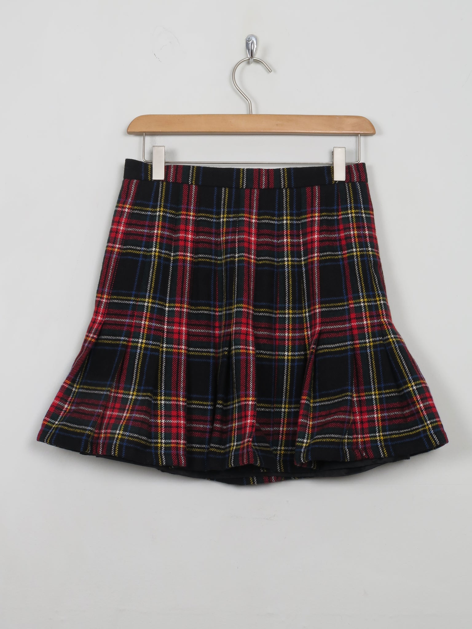 Vintage Tartan Mini Skirt XS 27" W