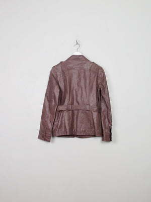 Women's Vintage Brown Leather Jacket S/M