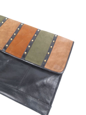 Large Clutch  Envelope Style Vintage Italian Albano  Unused Bag - The Harlequin