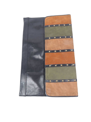Large Clutch  Envelope Style Vintage Italian Albano  Unused Bag - The Harlequin