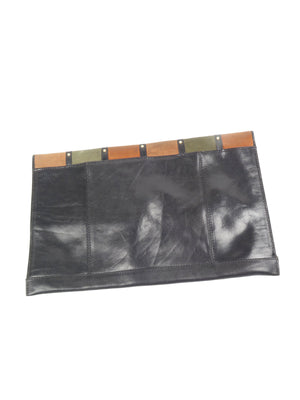 Large Clutch  Envelope Style Vintage Italian Albano  Unused Bag - The Harlequin