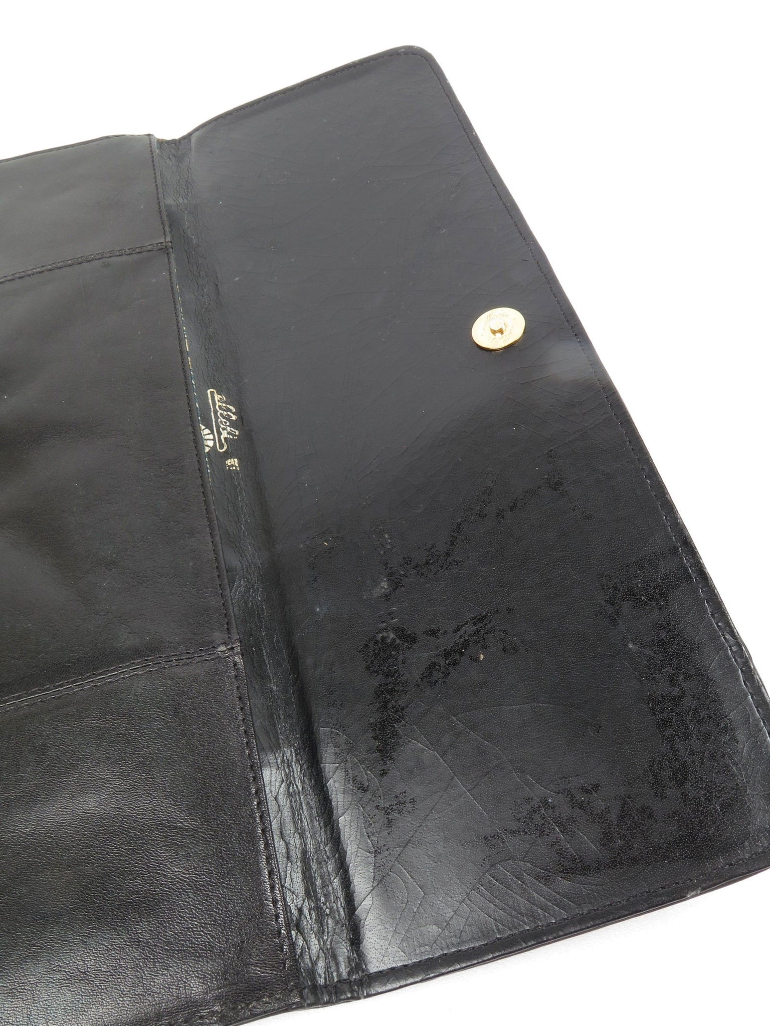 Large Clutch  Envelope Style Vintage Italian Albano  Unused Bag - The Harlequin