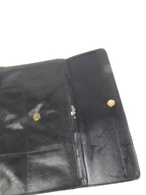 Large Clutch  Envelope Style Vintage Italian Albano  Unused Bag - The Harlequin