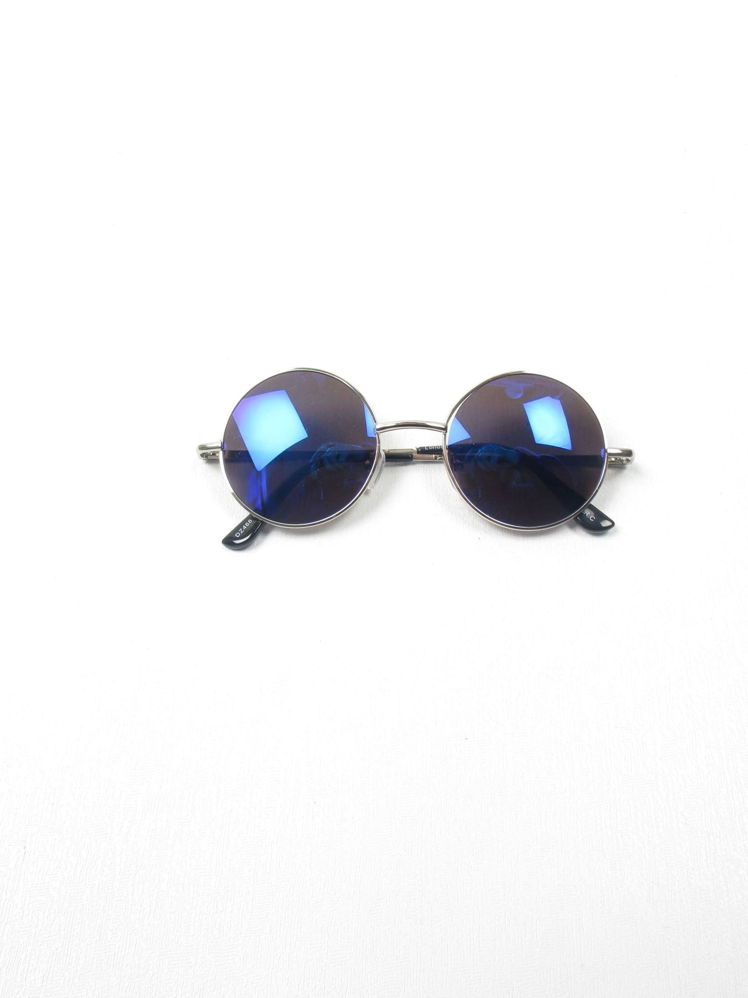 Lennon Round Mirrored Sunglasses With Different Coloured Lenses New - The Harlequin
