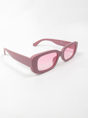 Lucy Low Vintage Style Rectangle Women's Sunglasses - The Harlequin