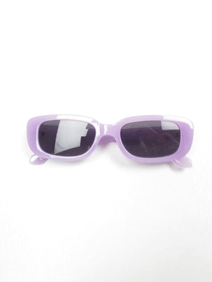 Lucy Low Vintage Style Rectangle Women's Sunglasses - The Harlequin