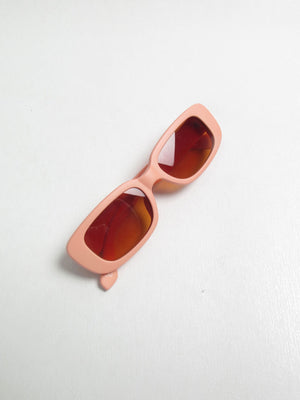 Lucy Low Vintage Style Rectangle Women's Sunglasses - The Harlequin