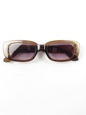 Lucy Low Vintage Style Rectangle Women's Sunglasses - The Harlequin