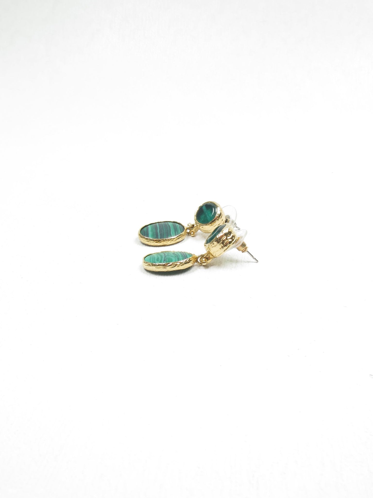 Malachite Teardrop Earrings - The Harlequin