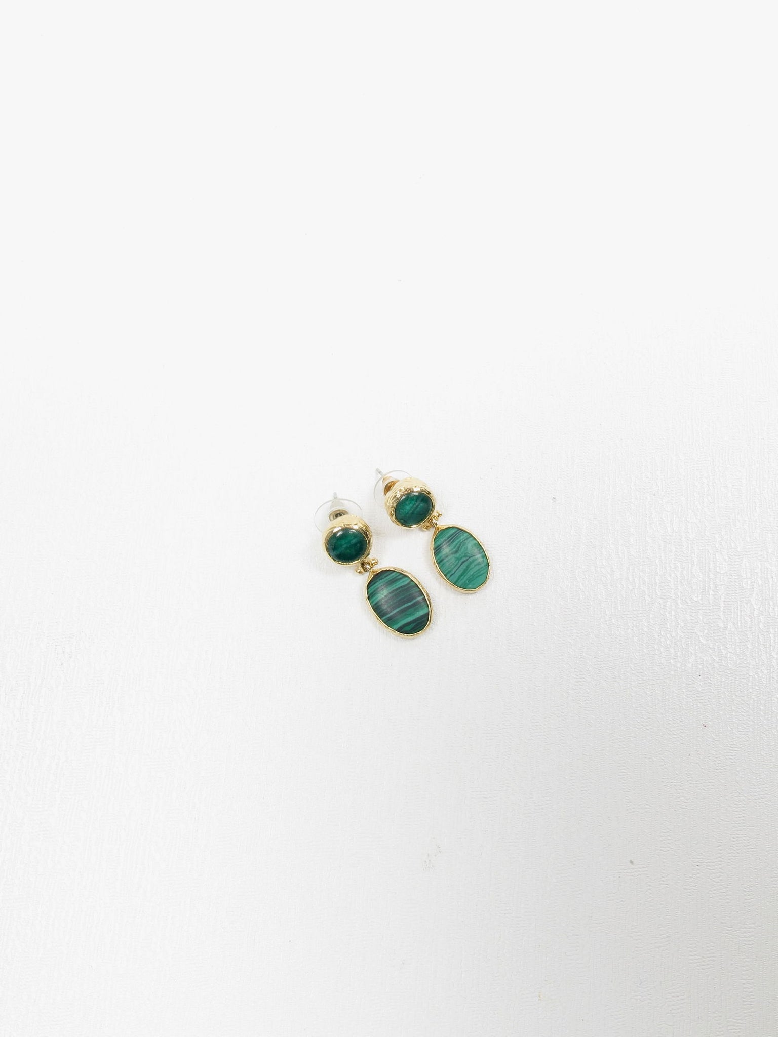 Malachite Teardrop Earrings - The Harlequin