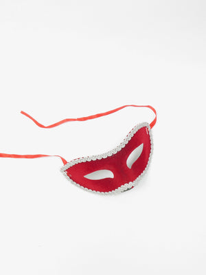 Masquerade Masks Velvet - The Harlequin