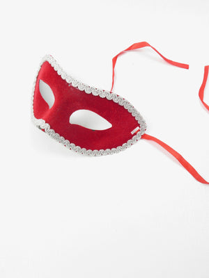 Masquerade Masks Velvet - The Harlequin