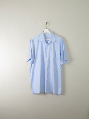 Men's 1960s Blue Shirt XL - The Harlequin