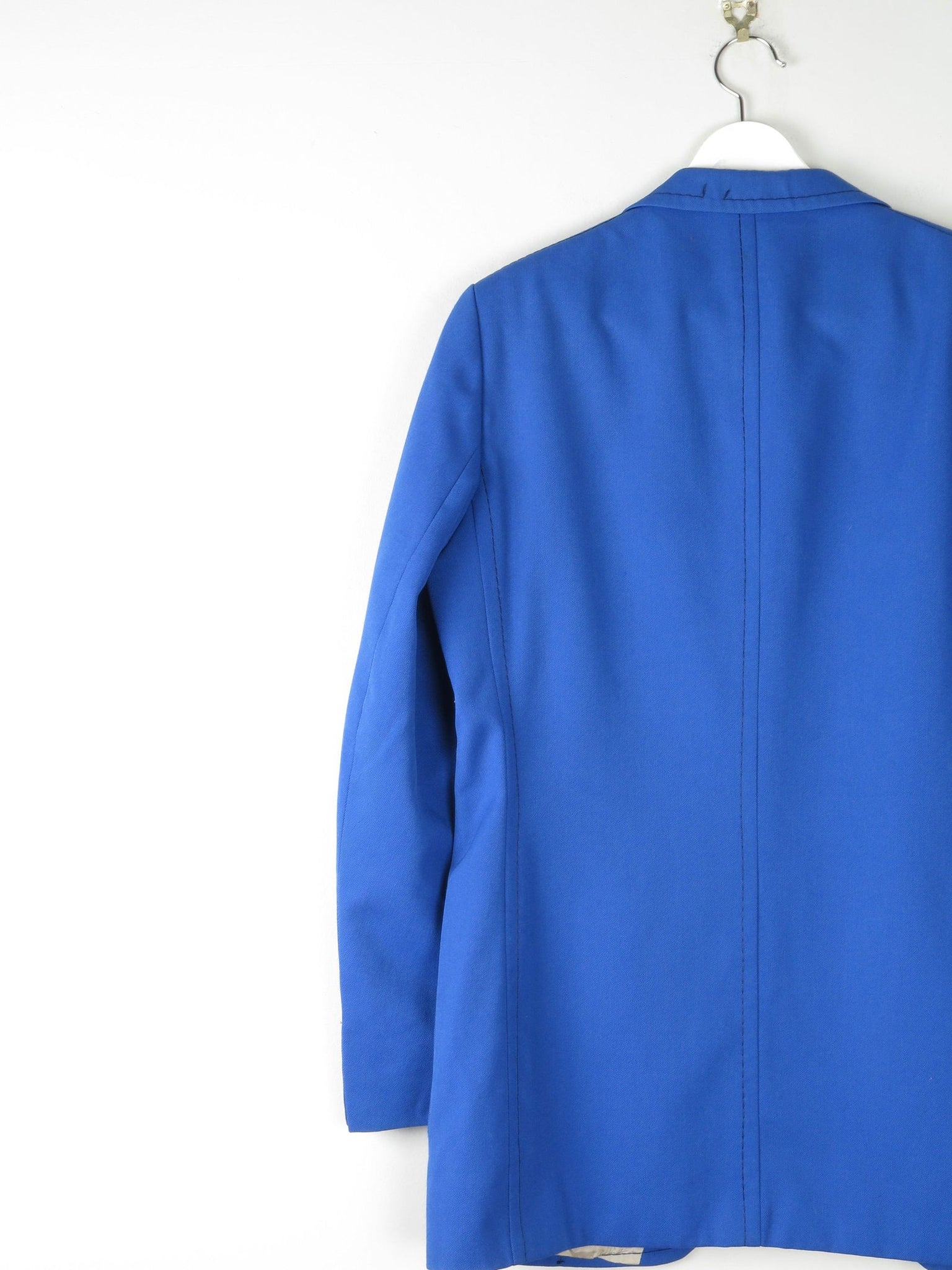 Men's 1970s Electric Blue Tailored Jacket 40" - The Harlequin