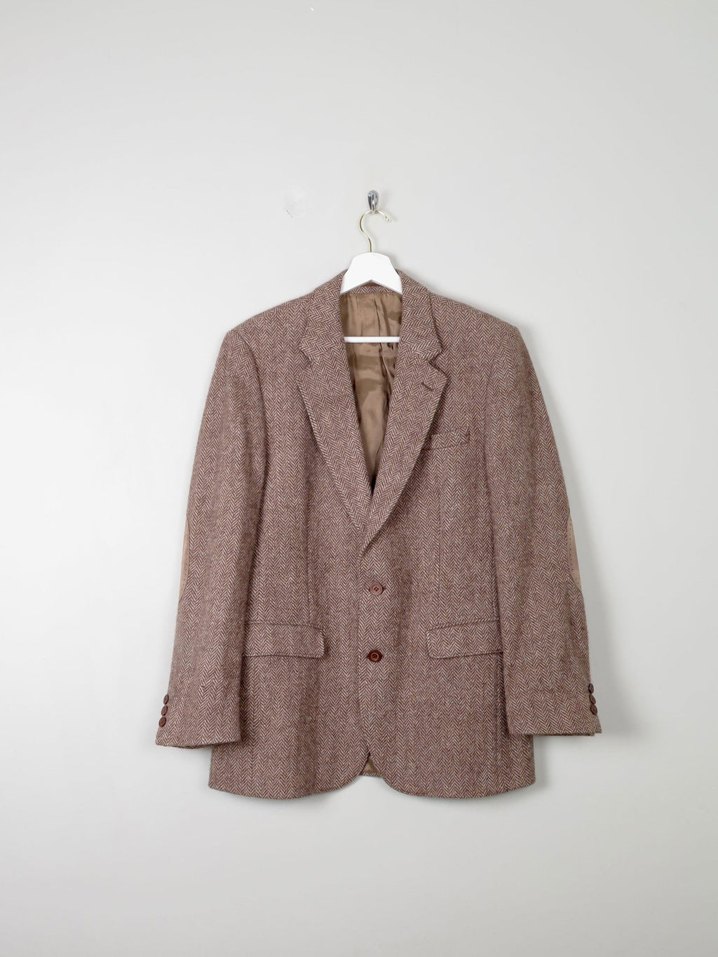 Men's 1970s Vintage Brown Tweed Jacket 38" - The Harlequin