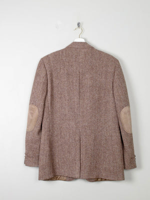 Men's 1970s Vintage Brown Tweed Jacket 38" - The Harlequin