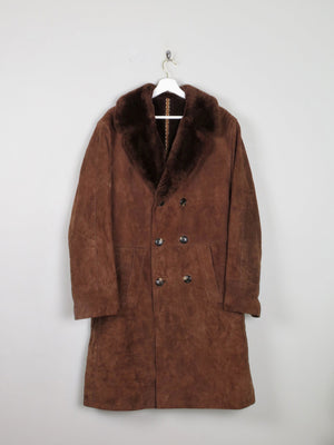 Men's 1970s Vintage Sheepskin Coat 44/ Large - The Harlequin