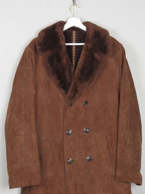 Men's 1970s Vintage Sheepskin Coat 44/ Large - The Harlequin